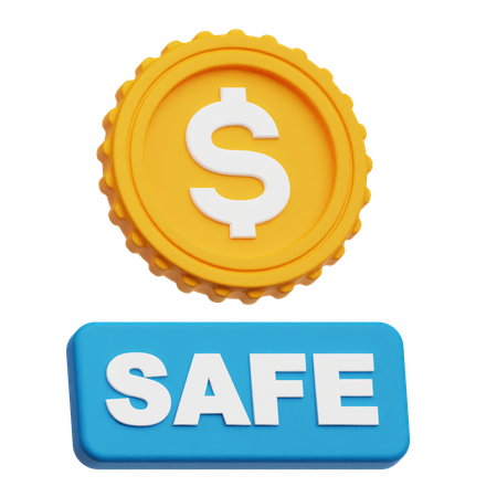 Dollar Safe  3D Icon