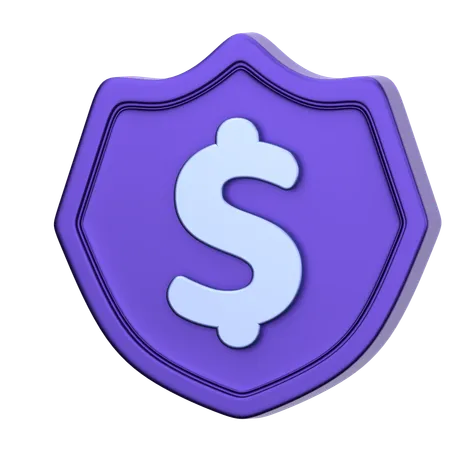 Dollar Security  3D Icon