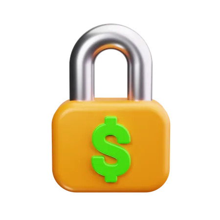 Dollar Security  3D Icon