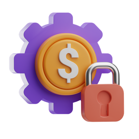 Dollar Security  3D Icon