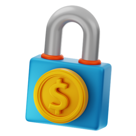 Dollar Security  3D Icon