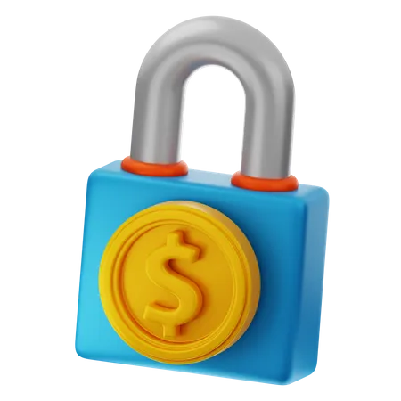 Dollar Security  3D Icon