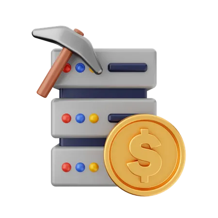 Dollar Server  3D Icon