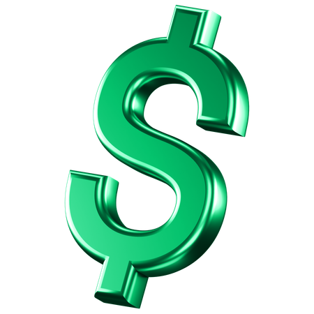 Dollar Shield  3D Icon