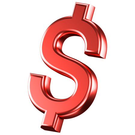 Dollar Shield  3D Icon