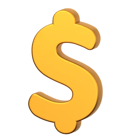 Dollar Sign  3D Icon