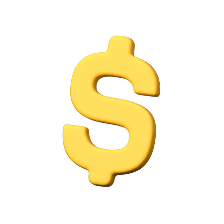 Dollar Sign  3D Icon