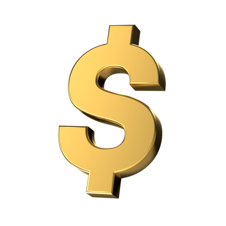 Dollar Sign  3D Icon