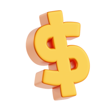 Dollar Sign  3D Icon