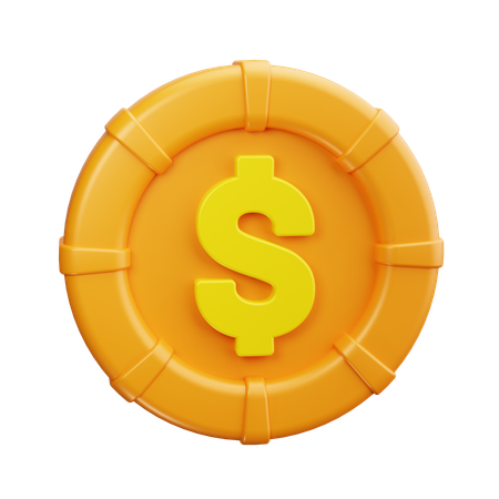 Dollar Sign  3D Icon