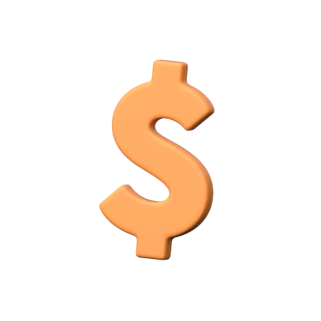 Dollar Sign  3D Icon