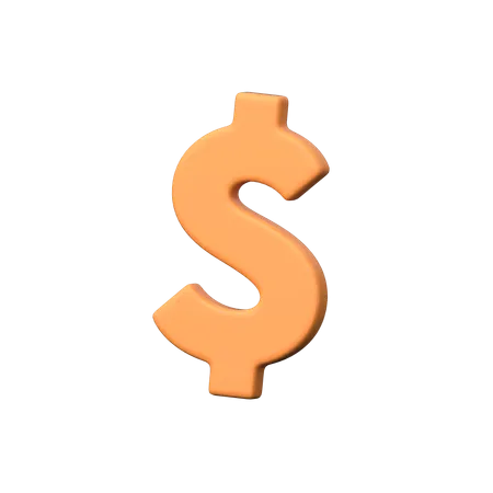 Dollar Sign  3D Icon