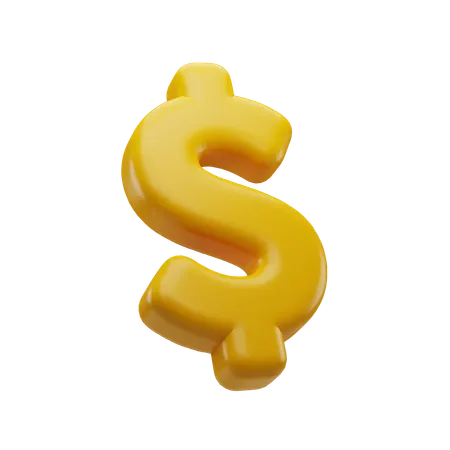 Dollar Sign  3D Icon