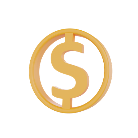 Dollar Sign  3D Icon