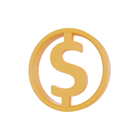 Dollar Sign  3D Icon