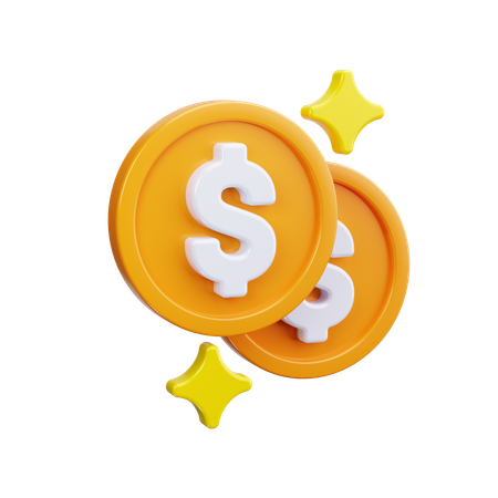 Dollar sign  3D Icon