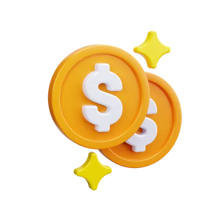 Dollar sign  3D Icon