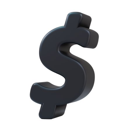 Dollar Sign  3D Icon