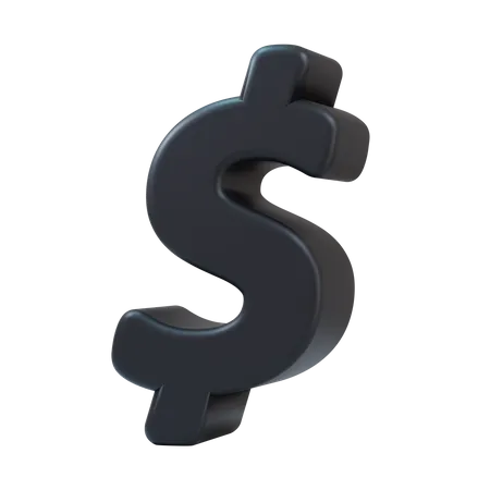 Dollar Sign  3D Icon