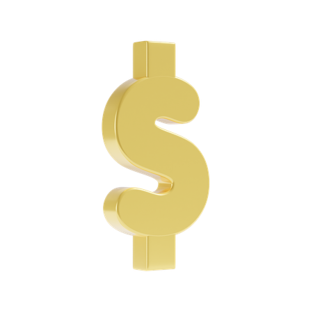 Dollar Sign  3D Icon