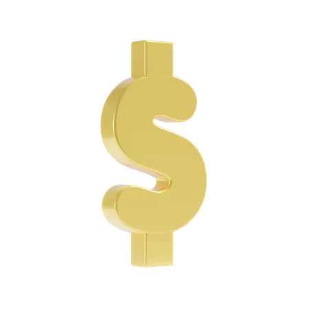 Dollar Sign  3D Icon