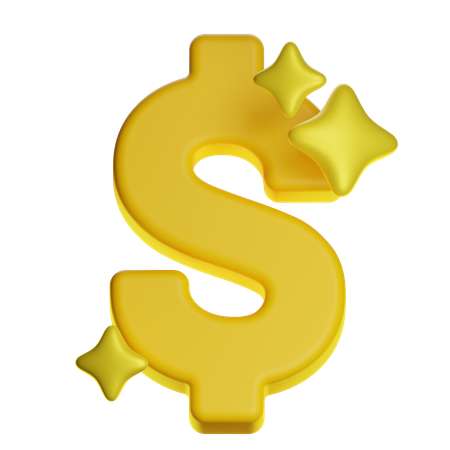 Dollar Sign  3D Icon
