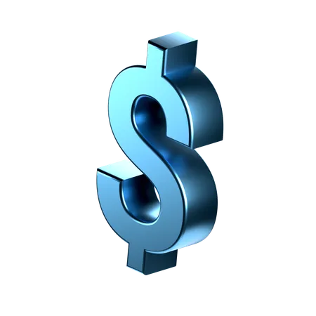 Dollar sign  3D Icon