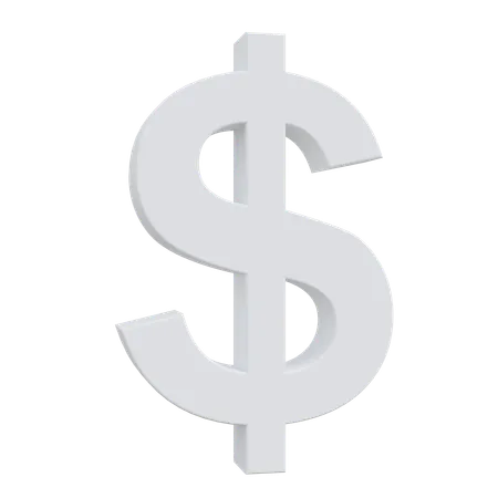 Dollar Sign  3D Icon