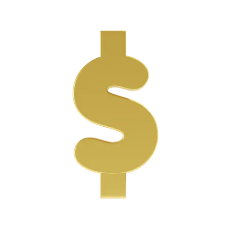 Dollar Sign  3D Icon