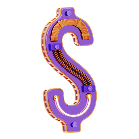 Dollar Sign  3D Icon