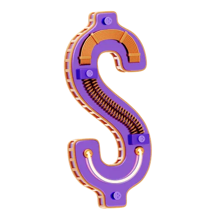 Dollar Sign  3D Icon