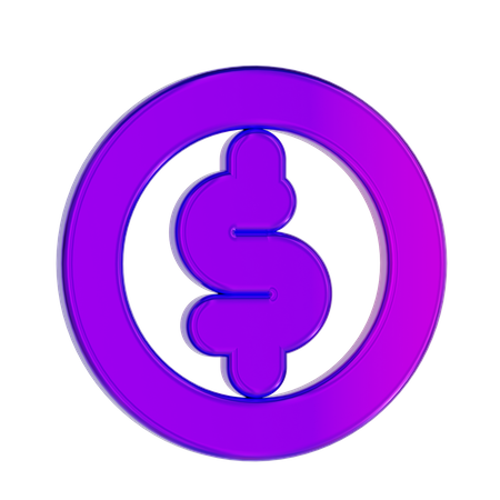 Dollar Sign  3D Icon