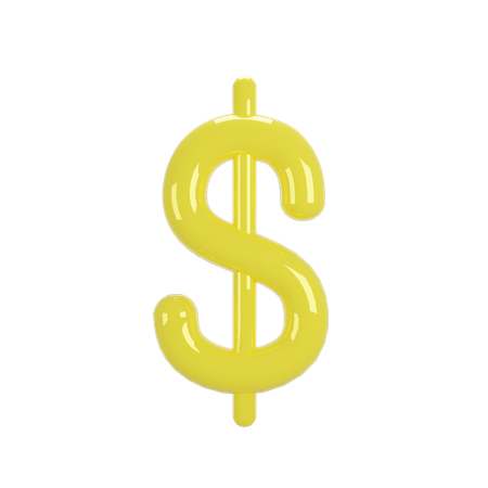 Dollar Sign  3D Illustration