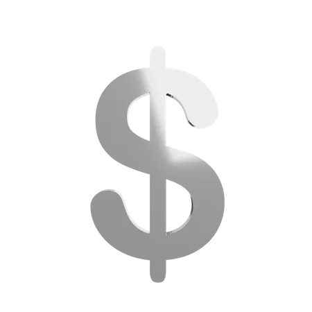 Dollar Sign Symbol Money Finance 3D Illustration