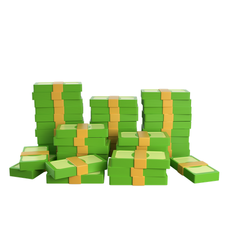 Dollar Stack  3D Icon