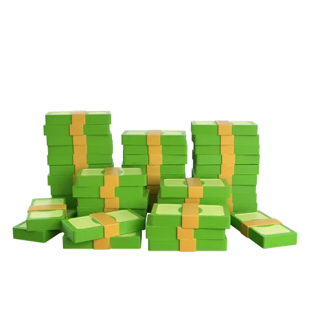 Dollar Stack  3D Icon