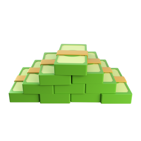 Dollar Stack  3D Icon