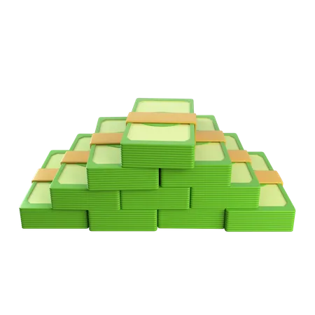 Dollar Stack  3D Icon