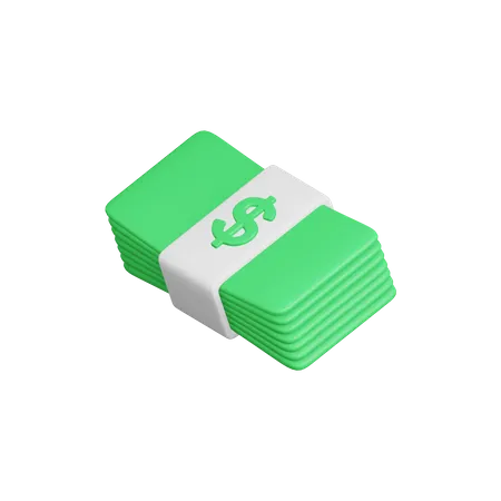 Dollar Stack  3D Illustration
