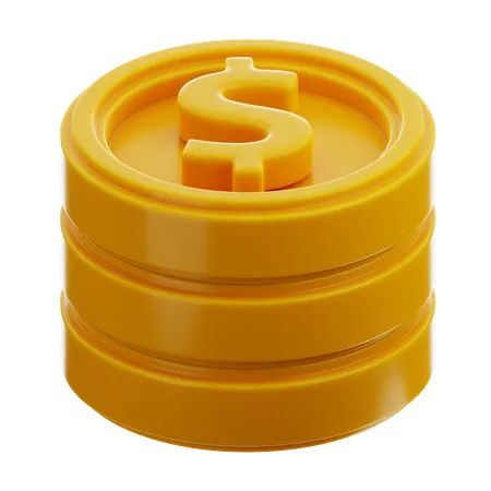 Dollar Stack  3D Icon