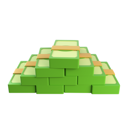 Dollar Stack 3D Icon