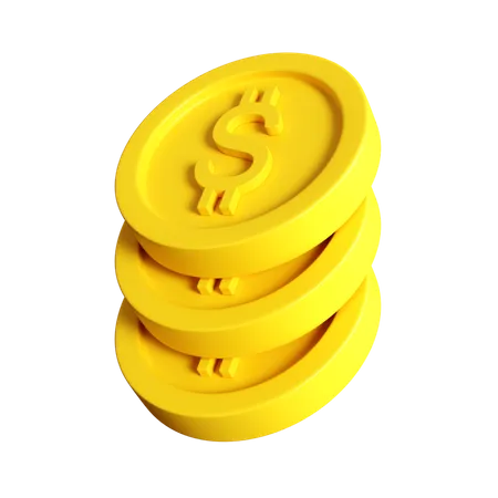 Dollar Stacks  3D Icon