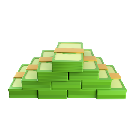 Dollar-Stapel  3D Icon