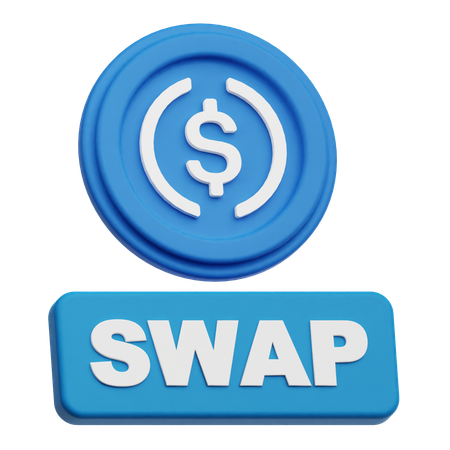 Dollar Swap  3D Icon