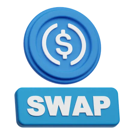 Dollar Swap  3D Icon