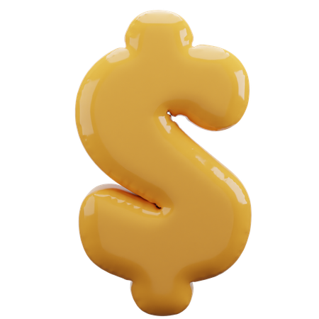 Dollar symbol  3D Icon