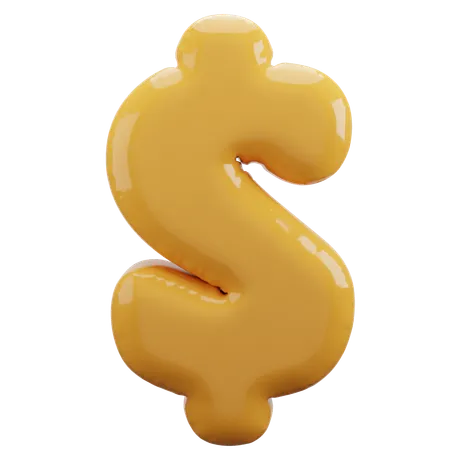 Dollar symbol  3D Icon