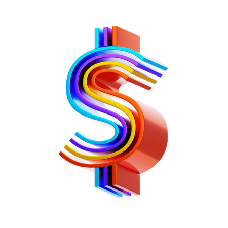 Dollar Symbol  3D Icon