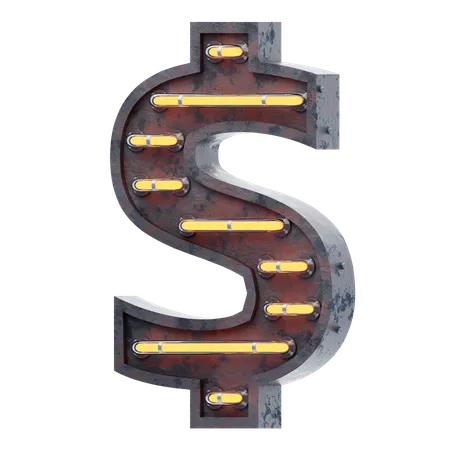 Dollar Symbol  3D Icon