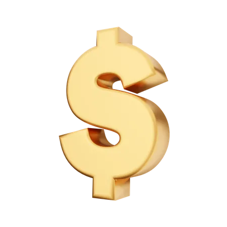 Dollar Symbol  3D Icon